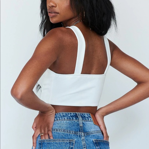 NWOT TORIN TOP WHITE - Picture 7 of 9